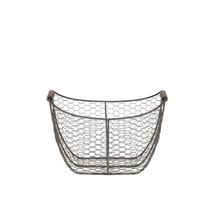 MARTHA'S VINEYARD Scoop Chicken Wire Basket - Small