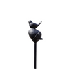 MARTHA'S VINEYARD Garden Stake Black Finish - Acorn