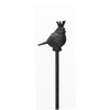 MARTHA'S VINEYARD Garden Stake Black Finish - King Sparrow
