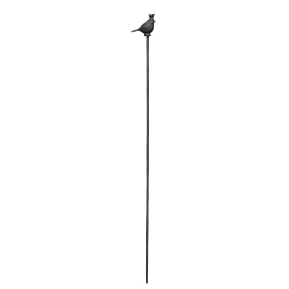 Load image into Gallery viewer, MARTHA&#39;S VINEYARD Garden Stake Black Finish - King Sparrow