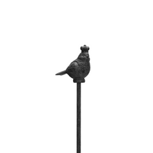 Load image into Gallery viewer, MARTHA&#39;S VINEYARD Garden Stake Black Finish - Queen Sparrow