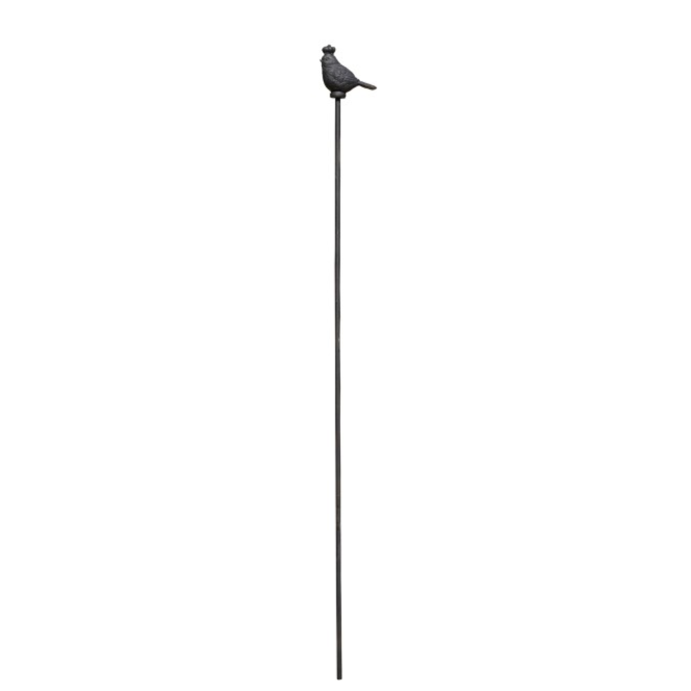 Load image into Gallery viewer, MARTHA&#39;S VINEYARD Garden Stake Black Finish - Queen Sparrow