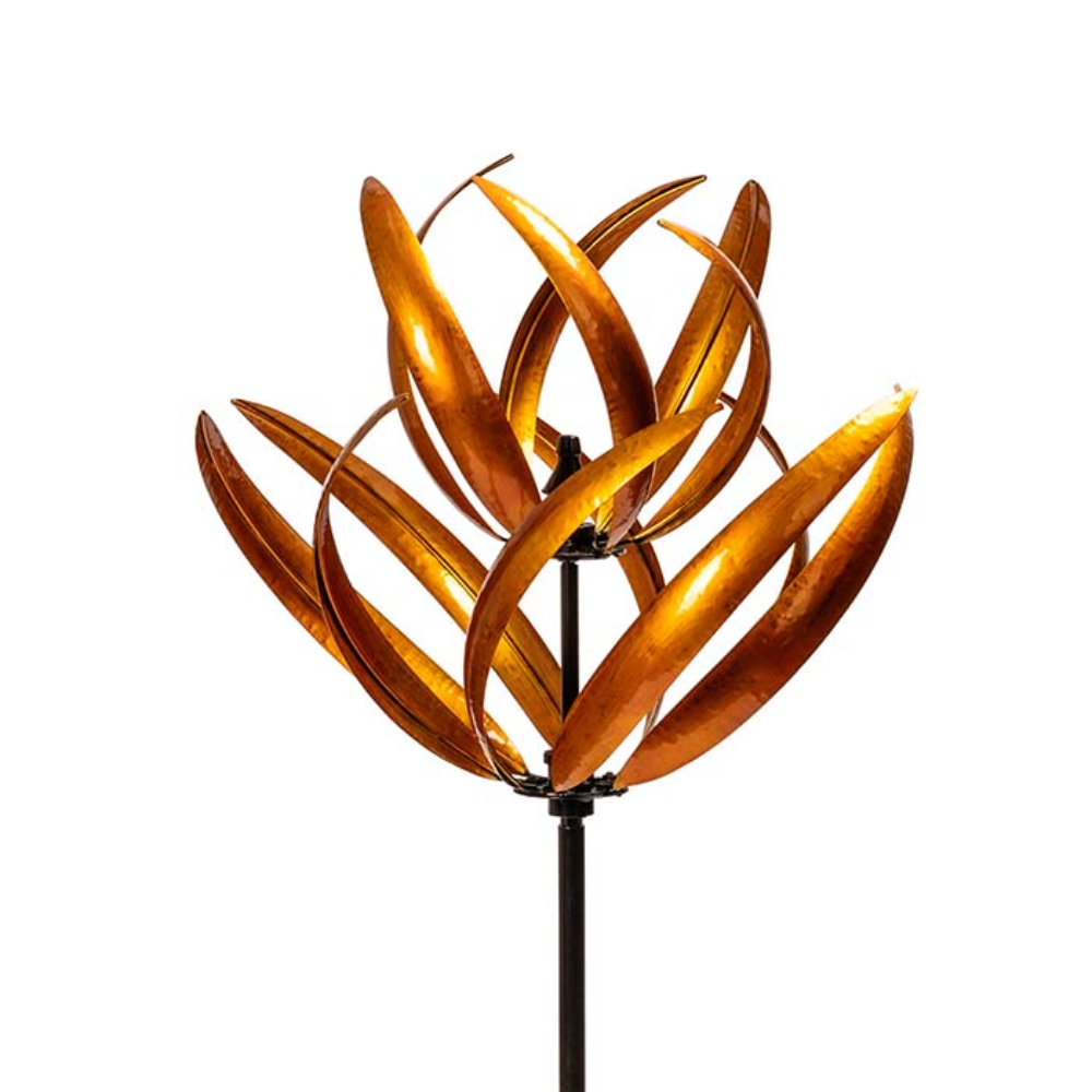 Load image into Gallery viewer, MARTHA&#39;S VINEYARD Wind Spinner - Lotus Gold