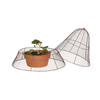 MARTHA'S VINEYARD 2 Piece Round Cloche - Copper  Colour Finish