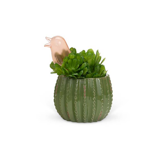 MARTHA'S VINEYARD Bird Waterer Spike - Orange