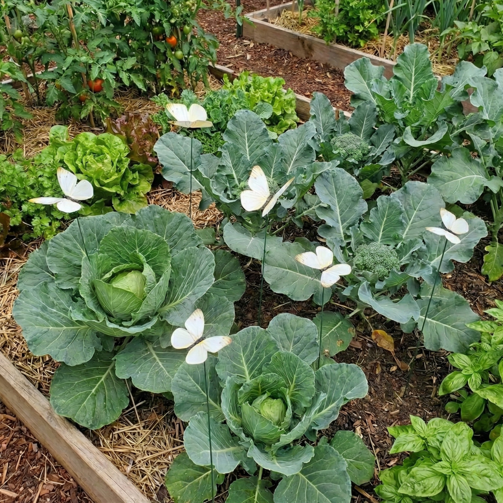 Load image into Gallery viewer, MARTHA'S VINEYARD Cabbage Moth Decoys 6 pk