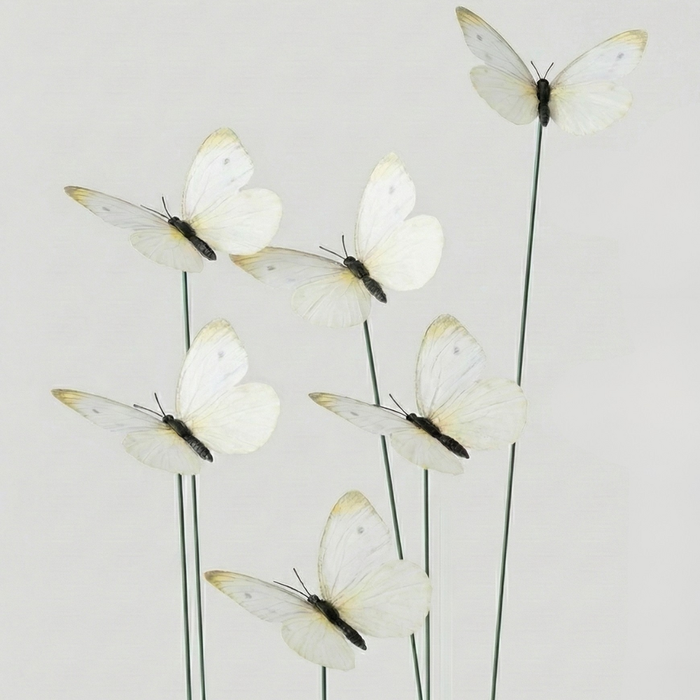 Load image into Gallery viewer, MARTHA'S VINEYARD Cabbage Moth Decoys 6 pk