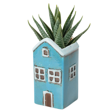 MARTHA'S VINEYARD House Wall Planter Large - Blue