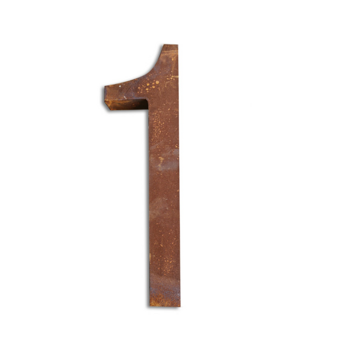 MARTHA'S VINEYARD Rusted House Number - '1'