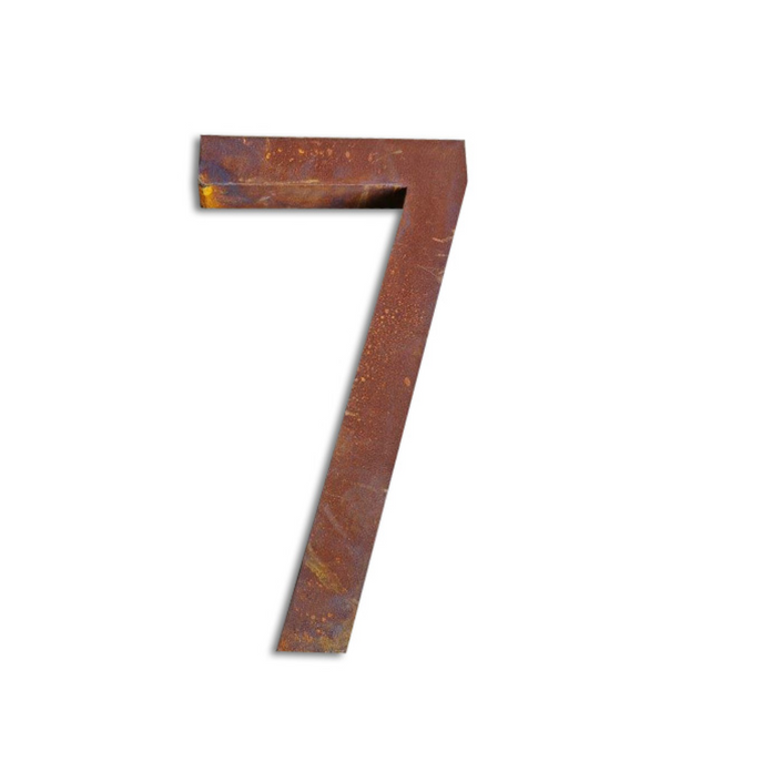 MARTHA'S VINEYARD Rusted House Number - '7'