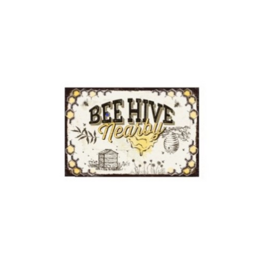 MARTHA'S VINEYARD ‘Bee Hive nearby’’ Sign