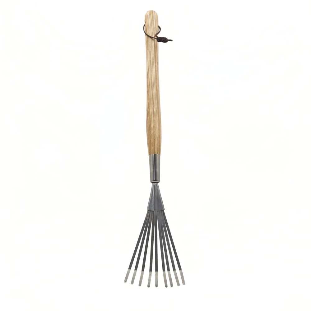 Load image into Gallery viewer, Martha&#39;s Vineyard EasyReach Shrub Rake - Stainless Steel