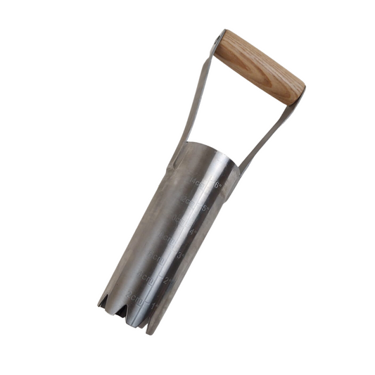 MARTHA'S VINEYARD Large Bulb Planter - Stainless Steel