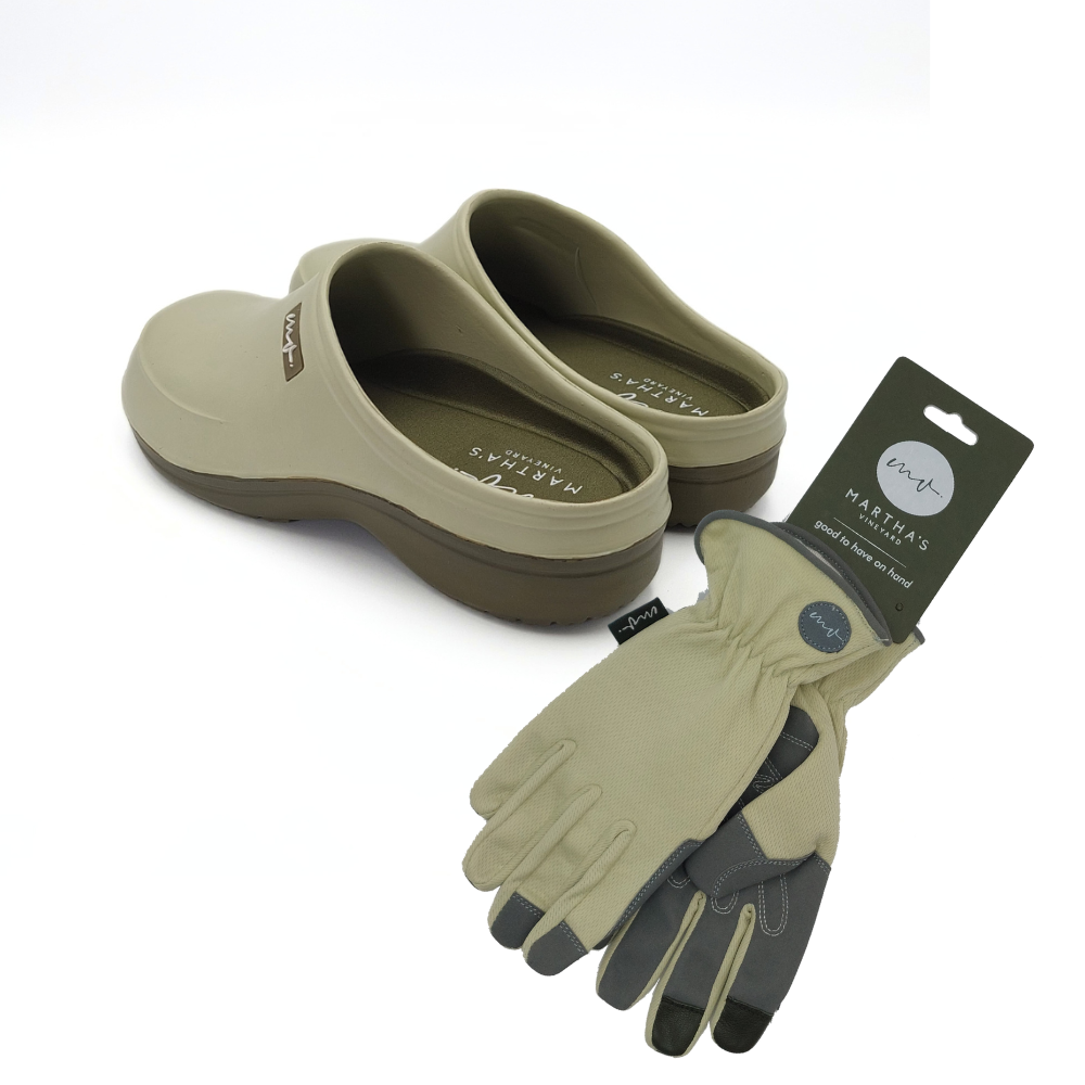 Load image into Gallery viewer, MARTHA&#39;S VINEYARD Glove &amp; Clog Set – Oyster