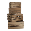 ESSCHERT DESIGN Wooden Storage Crate - Medium