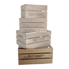 ESSCHERT DESIGN Wooden Storage Crate - Extra Large