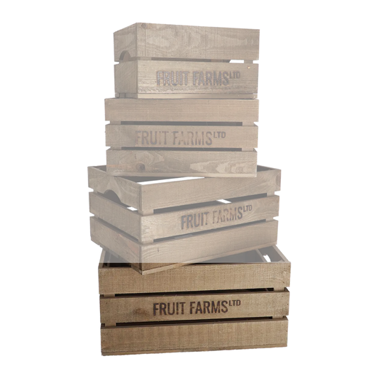 ESSCHERT DESIGN Wooden Storage Crate - Extra Large