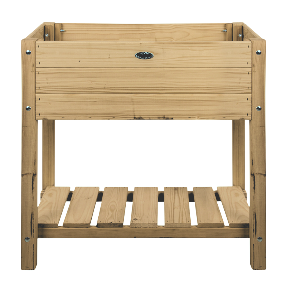ESSCHERT DESIGN Wooden Raised Garden Bed Light Washed - Extra Large **Limited Edition**
