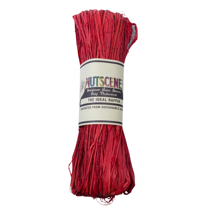 NUTSCENE SCOTLAND Raffia - Ribbon Red