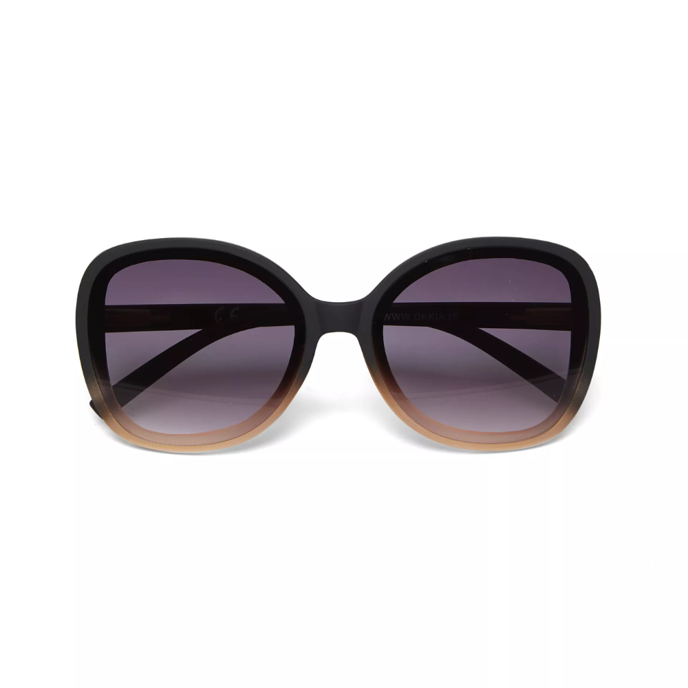 OKKIA Anna Adult Sunglasses - Black Shaded Rose