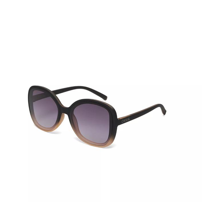 OKKIA Anna Adult Sunglasses - Black Shaded Rose