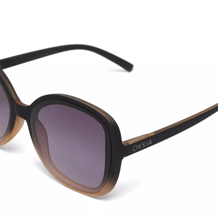 OKKIA Anna Adult Sunglasses - Black Shaded Rose