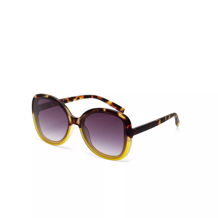 OKKIA Anna Adult Sunglasses - Havana Yellow