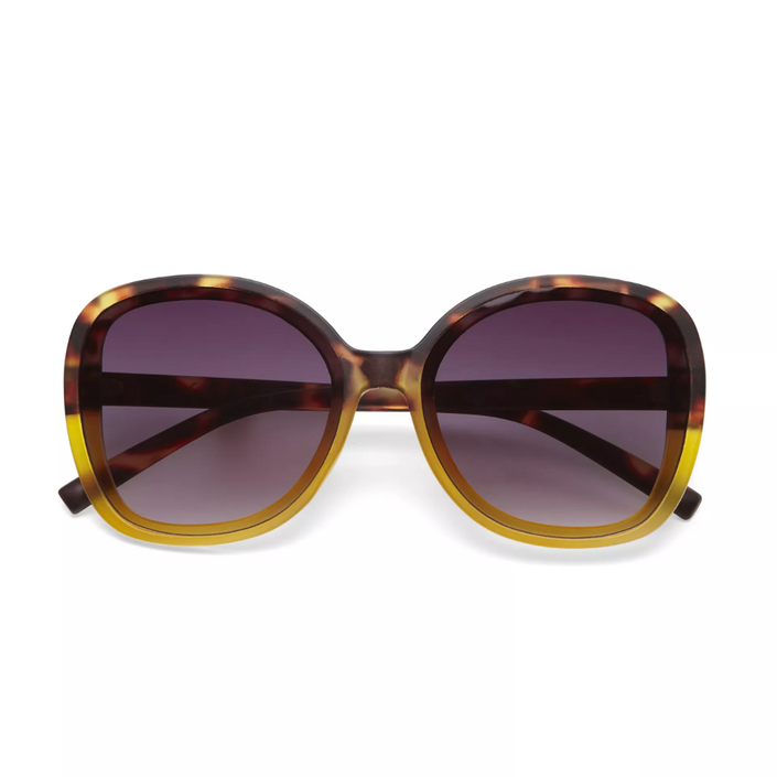 OKKIA Anna Adult Sunglasses - Havana Yellow