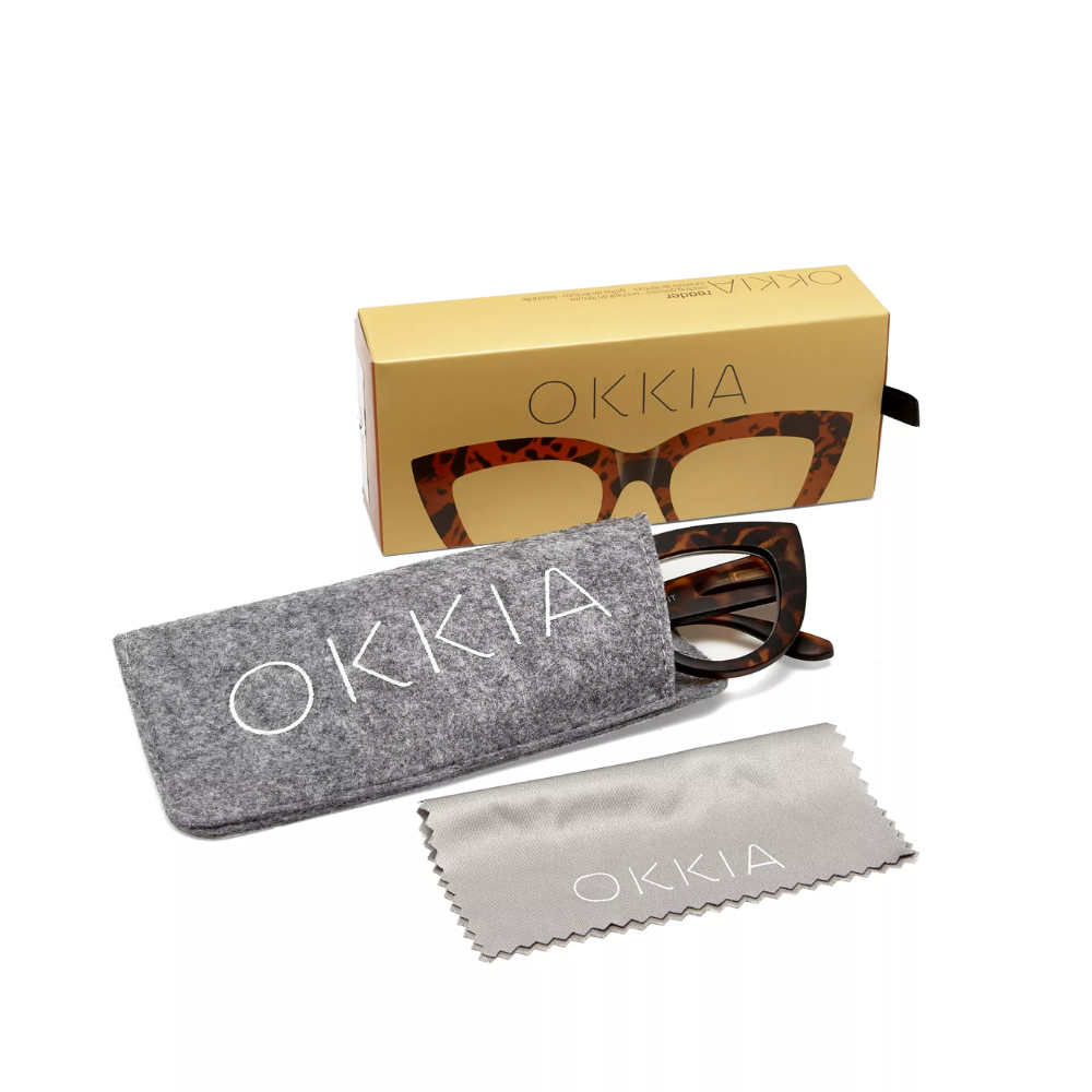 Load image into Gallery viewer, OKKIA Claudia Adult Reading Glasses - Tortoise