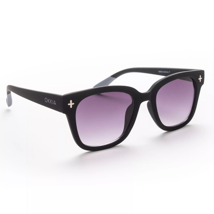 OKKIA Giovanni Adult Sunglasses - Black & Grey