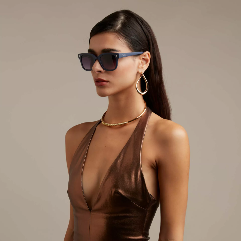 Load image into Gallery viewer, OKKIA Giovanni Adult Sunglasses - Midnight