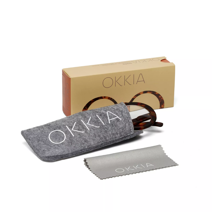 OKKIA Laura Adult Reading Glasses - Classic Havana