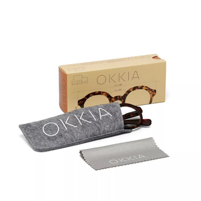 OKKIA Lauro Adult Reading Glasses - Classic Havana