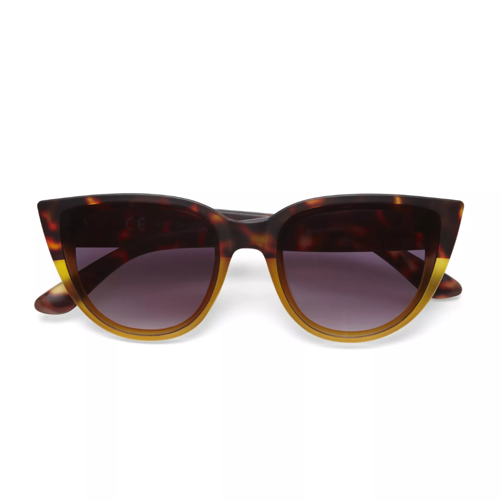 OKKIA Silvia Adult Sunglasses - Havana Yellow