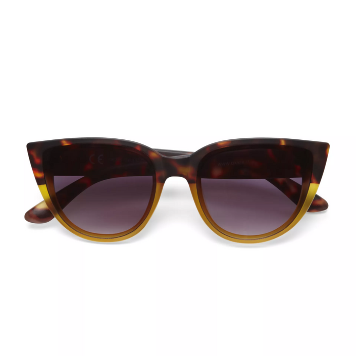 OKKIA Silvia Adult Sunglasses - Havana Yellow