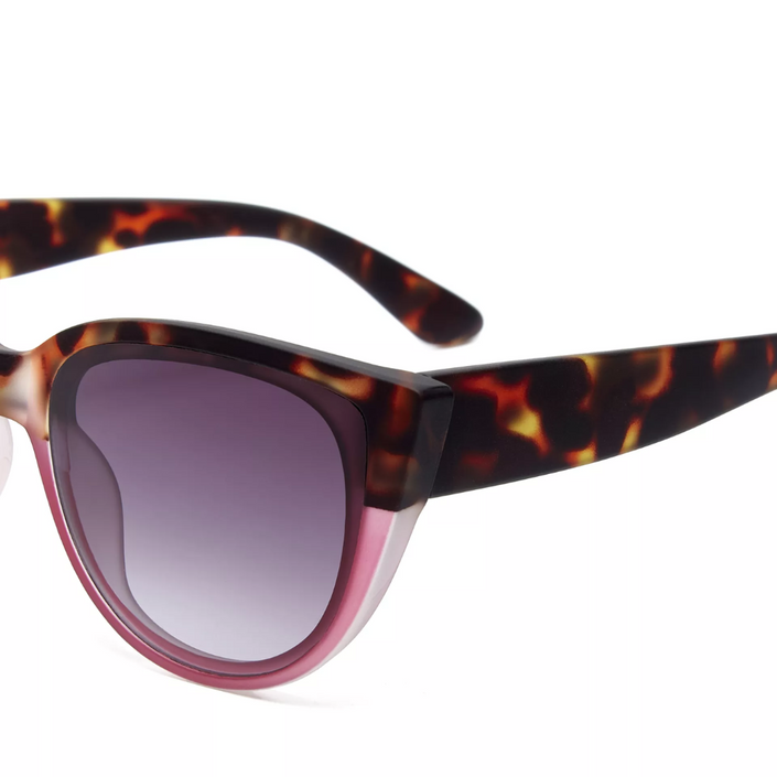 OKKIA Silvia Adult Sunglasses - Havana Pink