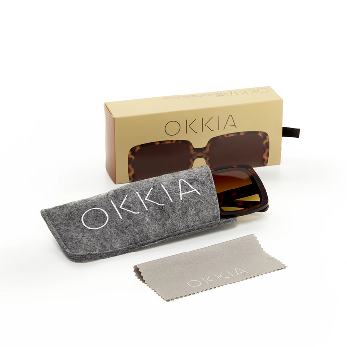 OKKIA Alessia Adult Sunglasses - Classic Havana