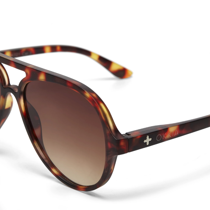 OKKIA Alessio Adult Sunglasses - Classic Havana