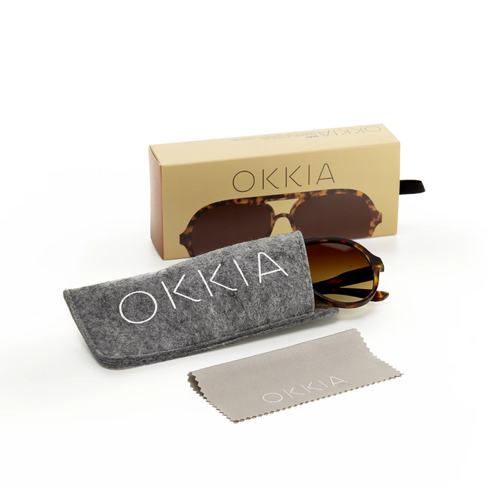 OKKIA Alessio Adult Sunglasses - Classic Havana