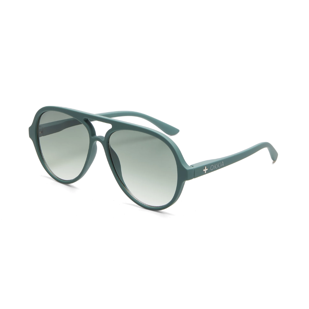 Load image into Gallery viewer, OKKIA Alessio Adult Sunglasses - Green Sage