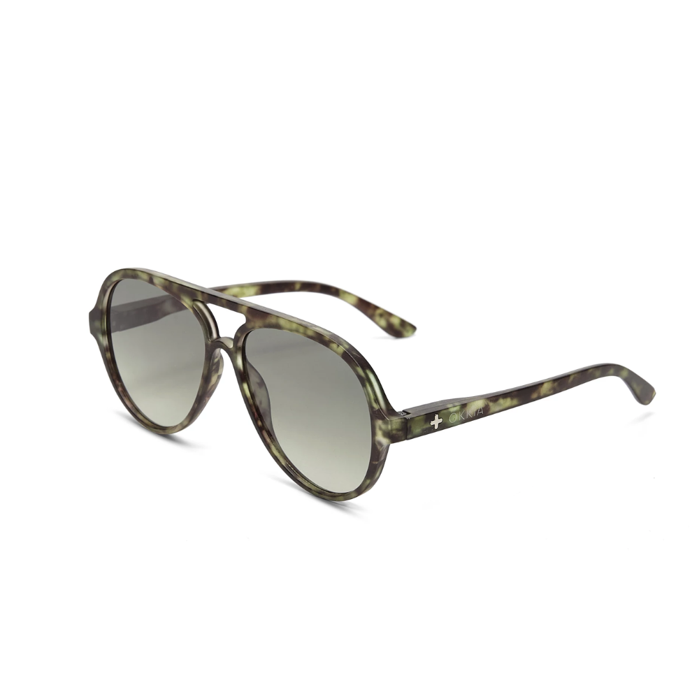 Load image into Gallery viewer, OKKIA Alessio Adult Sunglasses - Kale Havana