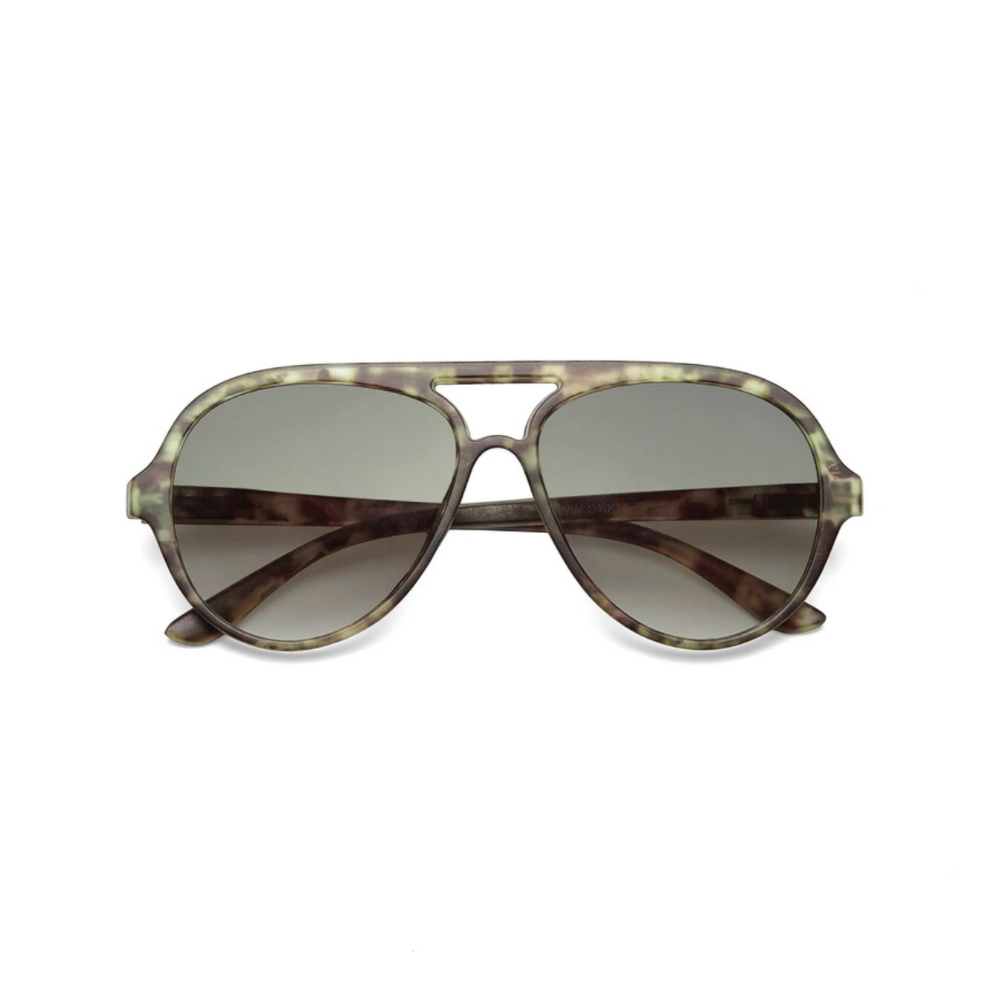 Load image into Gallery viewer, OKKIA Alessio Adult Sunglasses - Kale Havana