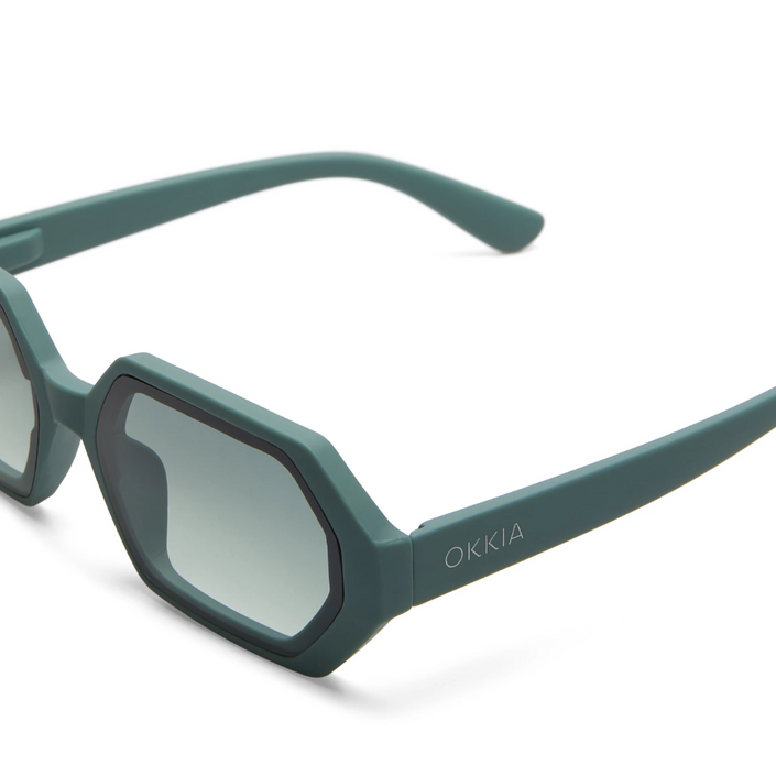 OKKIA Andrea Adult Sunglasses - Green Sage