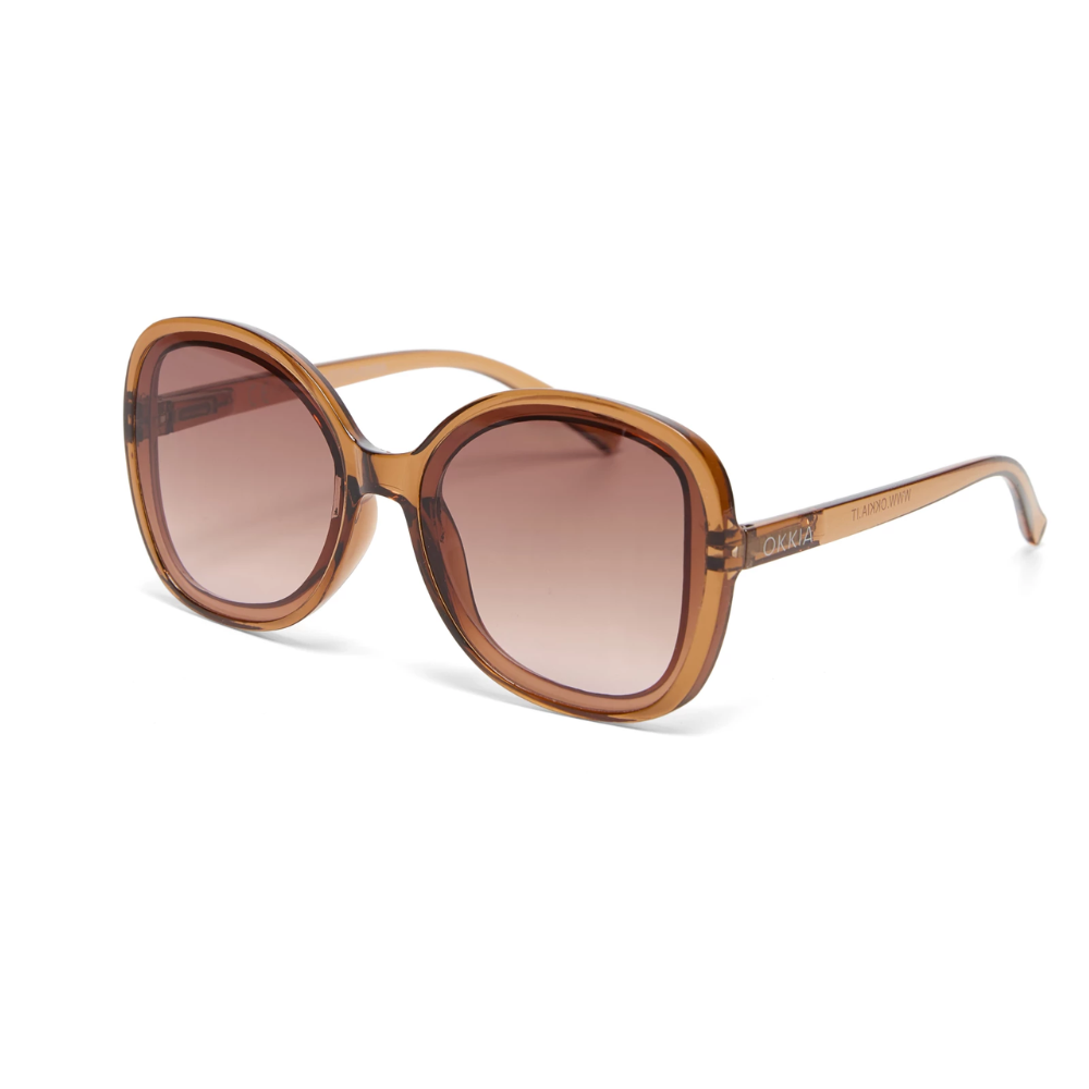 Load image into Gallery viewer, OKKIA Anna Adult Sunglasses - Brown