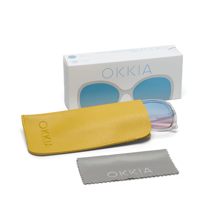 OKKIA Anna Adult Sunglasses - Clear