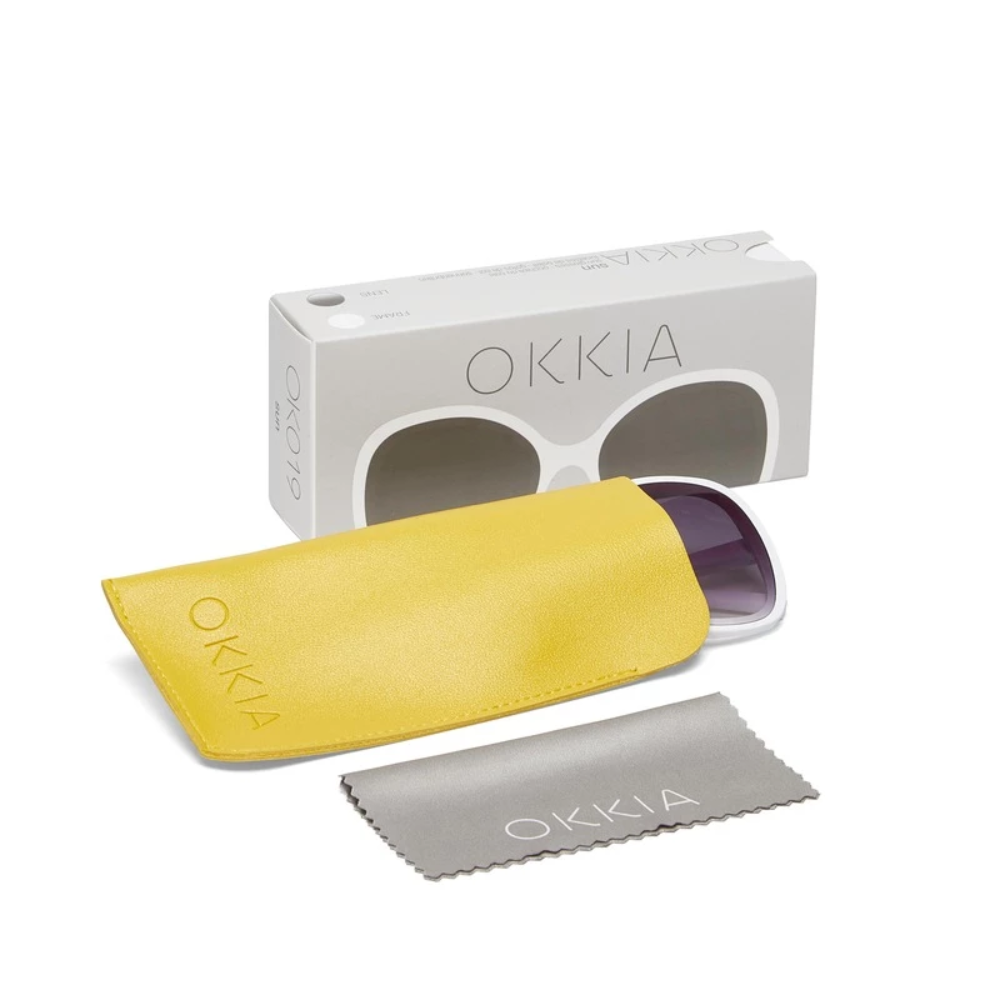 Load image into Gallery viewer, OKKIA Anna Adult Sunglasses - Optical White