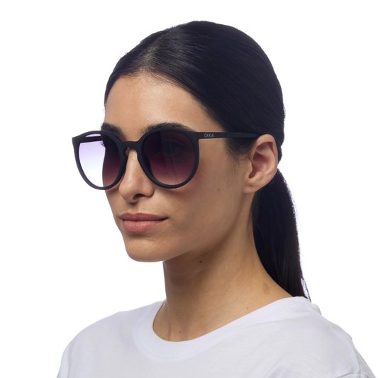OKKIA Berlino Adult Sunglasses - Black Gradient