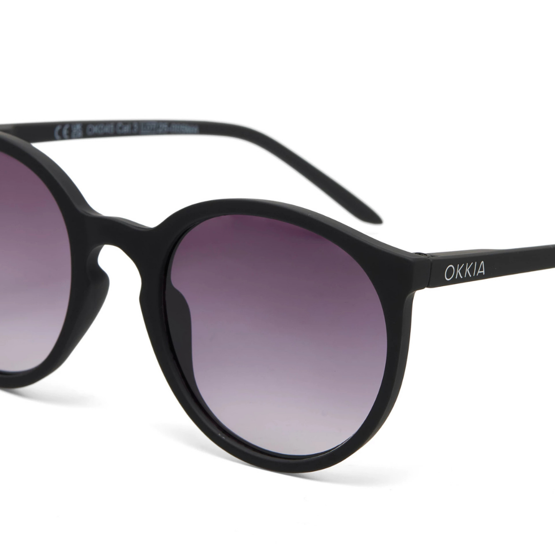 Load image into Gallery viewer, OKKIA Berlino Adult Sunglasses - Black Gradient
