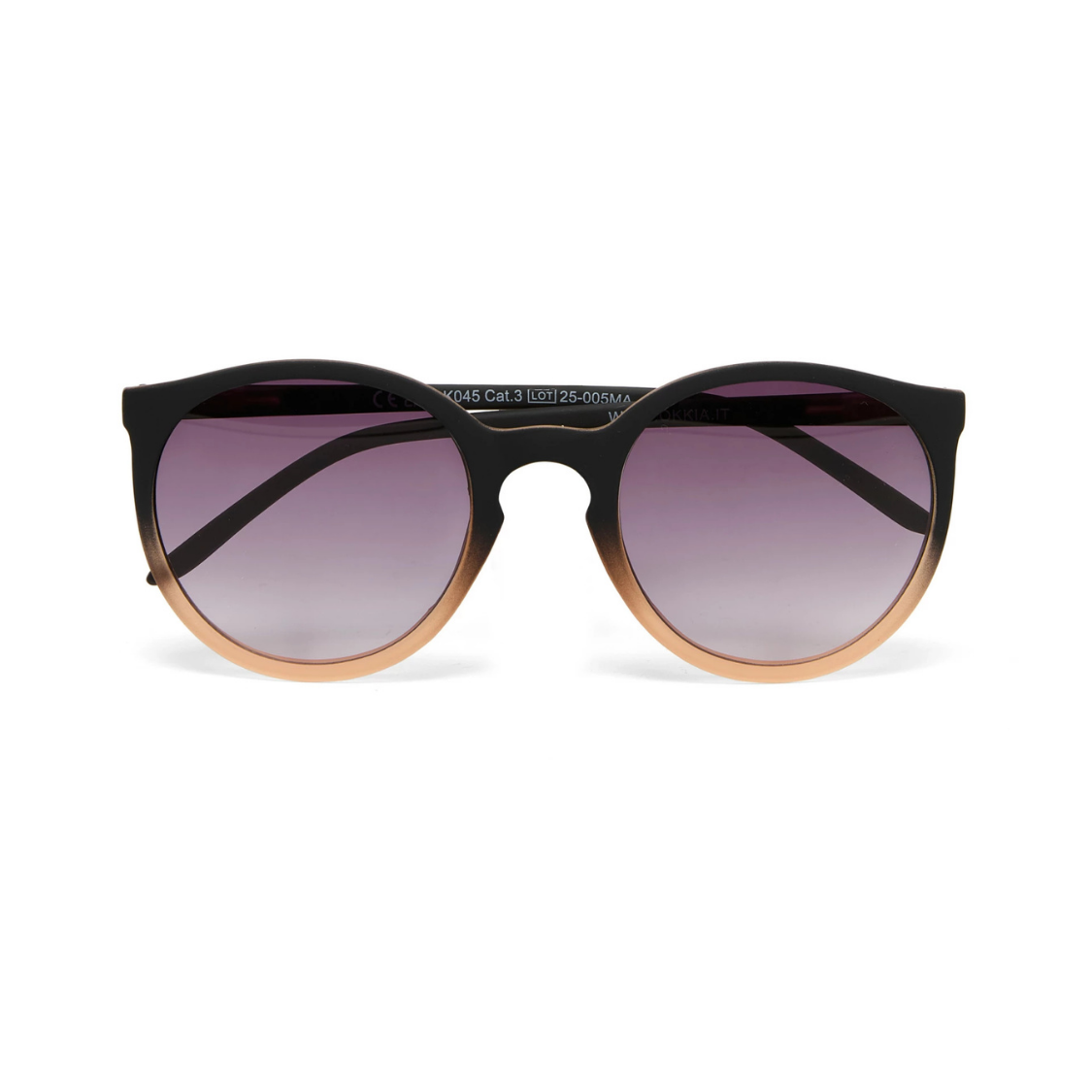 Load image into Gallery viewer, OKKIA Berlino Adult Sunglasses - Black Shaded Rose