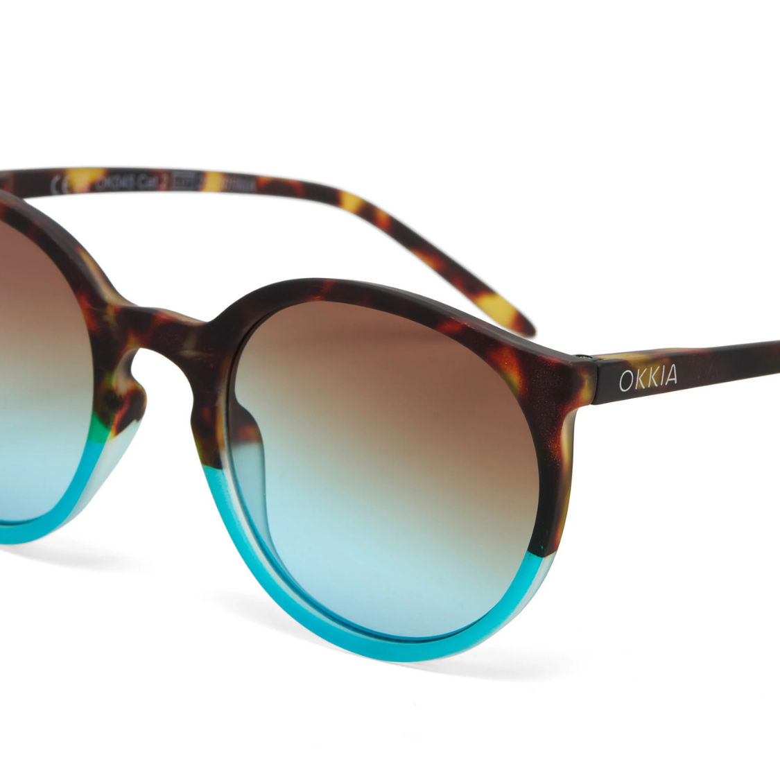 Load image into Gallery viewer, OKKIA Berlino Adult Sunglasses - Havana Blue